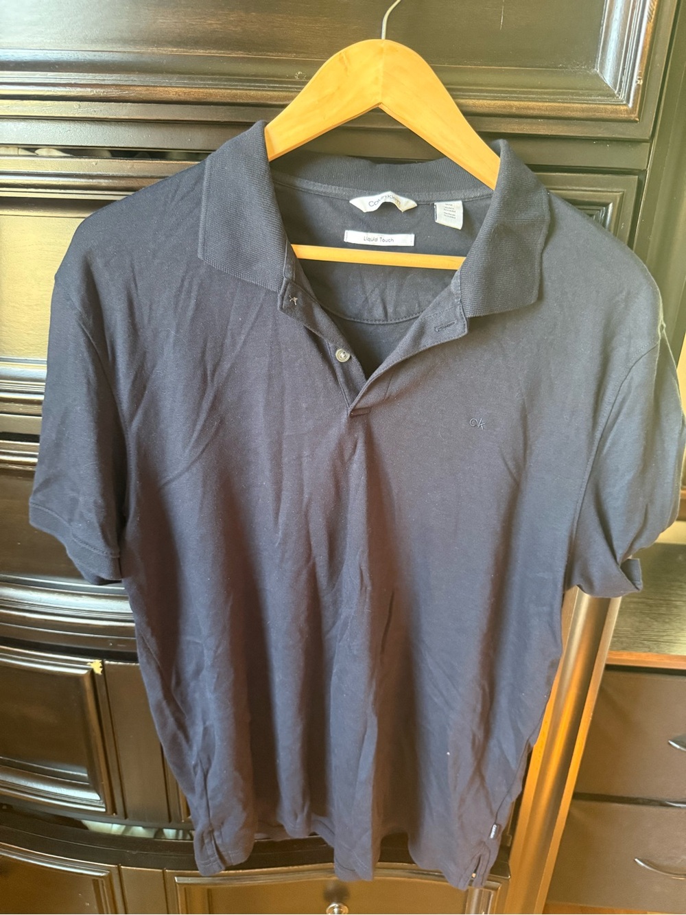 Calvin Klein Men's Navy Blue Polo Shirt